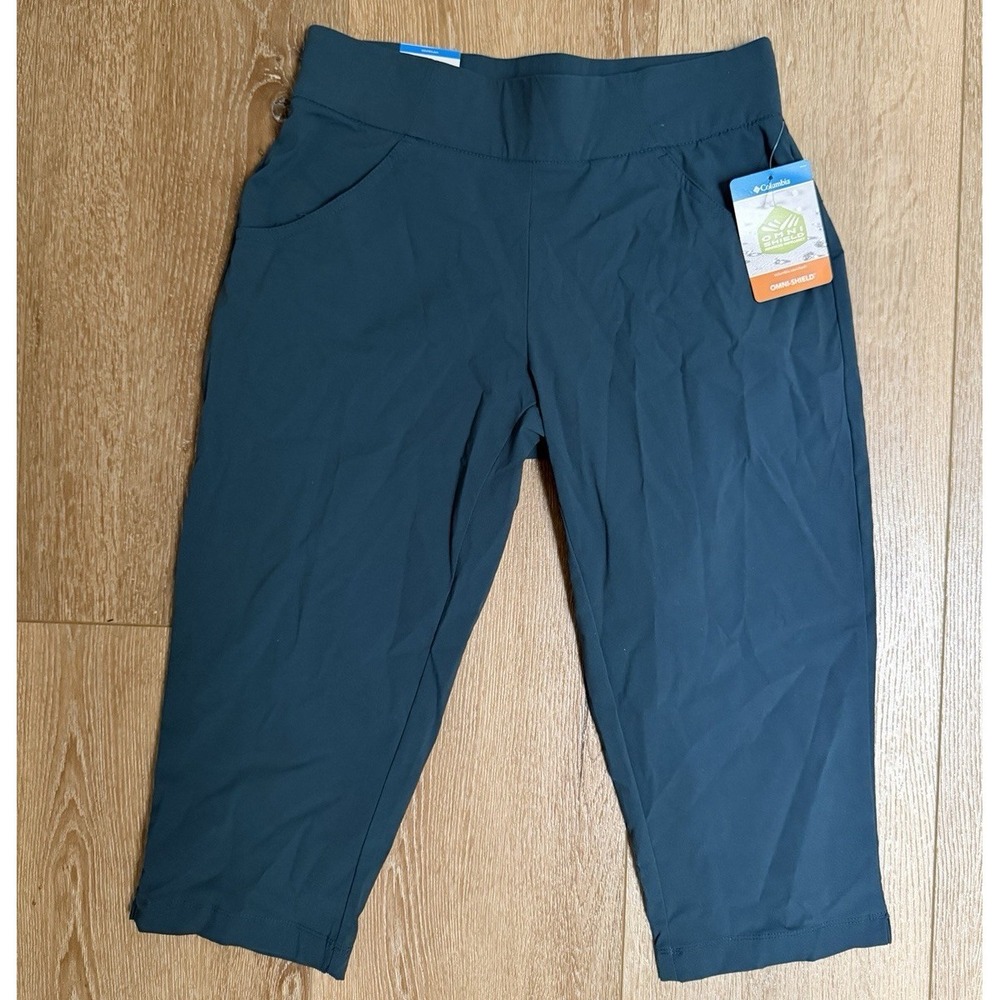 Columbia Women's Capri Pants Small Night Wave Blue 18" Inseam NWT - Picture 4 of 6
